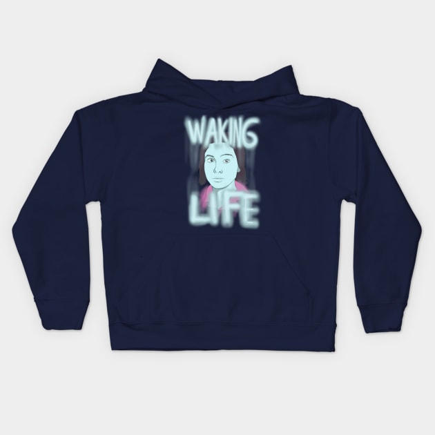 Waking Life Kids Hoodie by DuddyInMotion